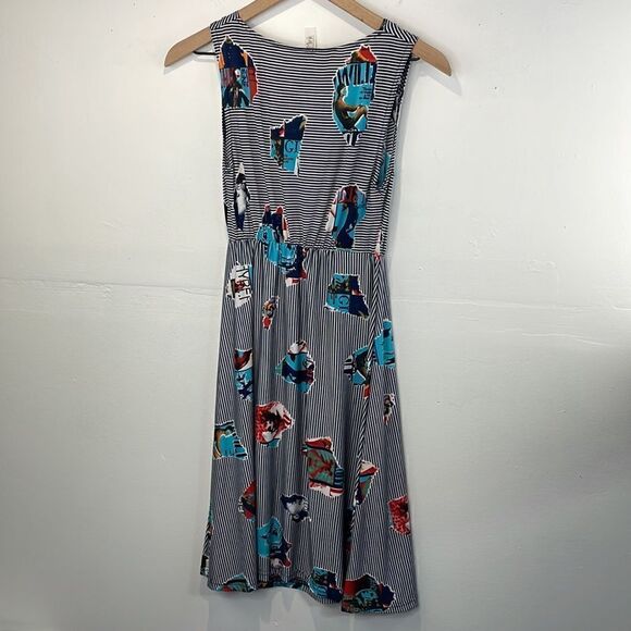 Carla Mink Retro Pop Art Photo Print dress size XS - Picture 3 of 12